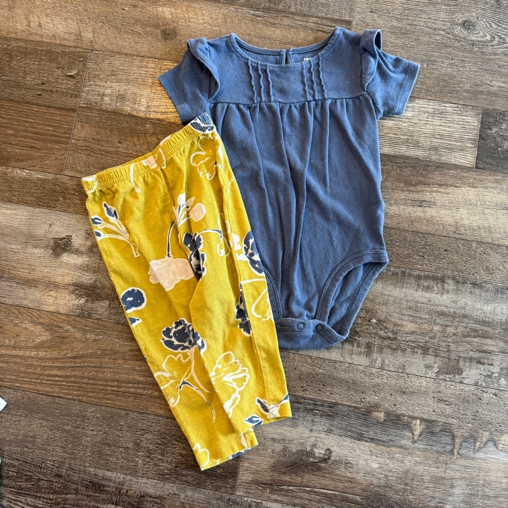 Carter’s 12-18 Month Floral Pants Set